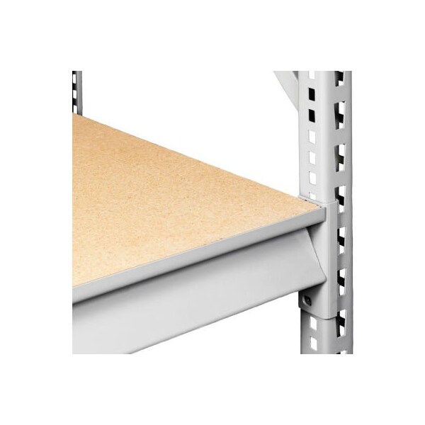 Tennsco Extra Shelf Level for Bulk Storage Rack - 96"W x 24"D - Wood Deck - Light Gray